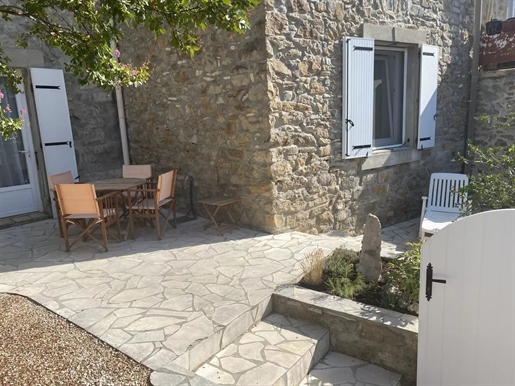 Attractive, refurbished house with courtyard gardens in pretty Minervois village