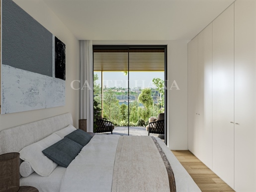 Appartement 3 chambres avec espace extérieur. À côté de la marina du Douro