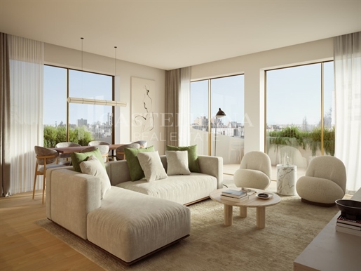 Penthouse de 4 chambres avec balcon dans le développement le plus récent et luxueux de l'Avenida da