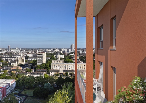 A 750m du métro Clémenceau, quartier Bréquigny/Sud Gare - Appartements neufs du T2 au T4 avec balcons et vues dégagées
