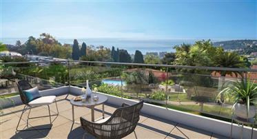 Roquebrune Cap Martin-attractive apartments with magnificent sea views