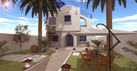 For sale Villa in Djerba, brand-new and with swimming pool