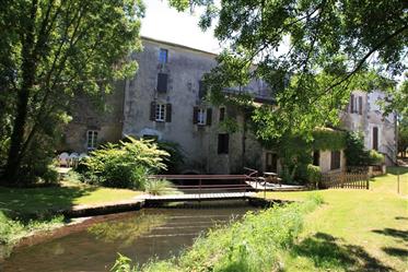 Idyllic Watermill home and 6 character gites and Wedding/Event room - Nature's Lovers Paradise! Only