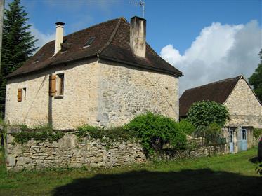 Beautiful stone house with barn