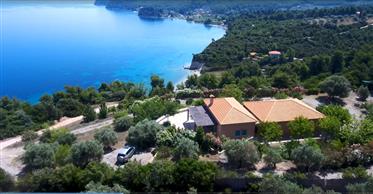Summer House In Greece, Island Of Evia, Sea Coast Detached Villa 190 m2 with breathtaking view on a 