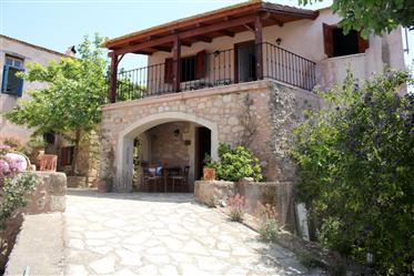 Mansion complex in the traditional village of Loutra in Rethymno
